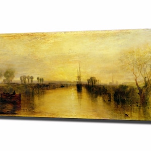 JMW Turner, Canvas Print, The Chichester Canal, Turner Paintings Canvas Home Decor Wall Art Print Painting, Ready To Hang