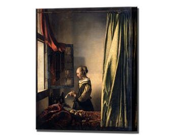 ヨハネス・フェルメール - 開いた窓辺で手紙を読む少女 (1659) 抜粋