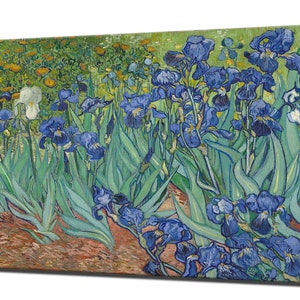 Irises, Wall Art Print Home Decor, VINCENT VAN GOGH, Canvas Wall Art Print, Wall Decor Painting, Framed