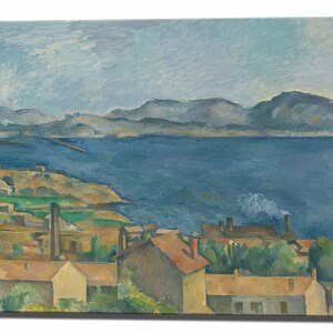 Bay of Marseilles, Paul Cezanne Wall Decor Canvas Wall Art Print Home Decor Ready To Hang