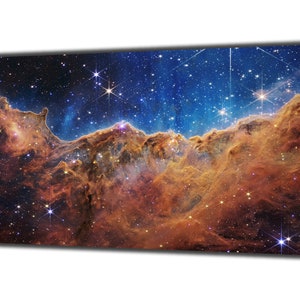 JAMES WEBB ASTROPHOTOGRAPHIE, Wand Kunst Teleskop Sternenhimmel Große Leinwand Kunstdruck für Weltraumliebhaber, Galaxie Carina Nebel Wanddekoration