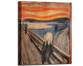 The Scream by Edvard Munch, Prints Canvas Art Canvas Wall Art, Ready to Hang, Home Decor Canvas Wall Art Print Ready to Hang Wall Decor