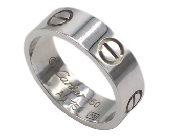 Cartier LOVE Ring 18 Karat White Gold - Etsy