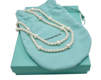 Tiffany & Co. Sterling Silver Pearl Necklace