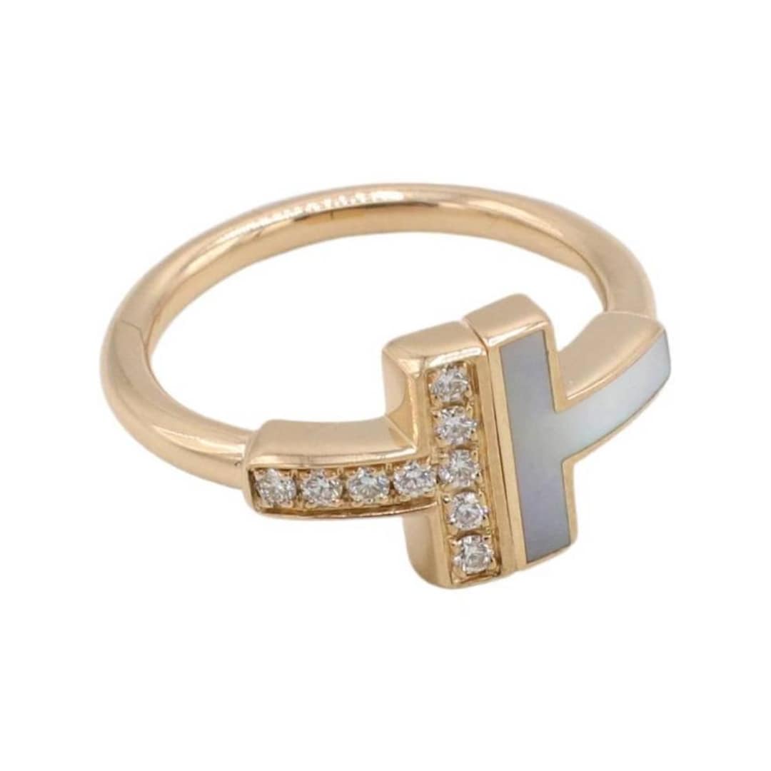 Tiffany & Co. Tiffany T. Wire 18K Rose Gold Natural Diamond Mother