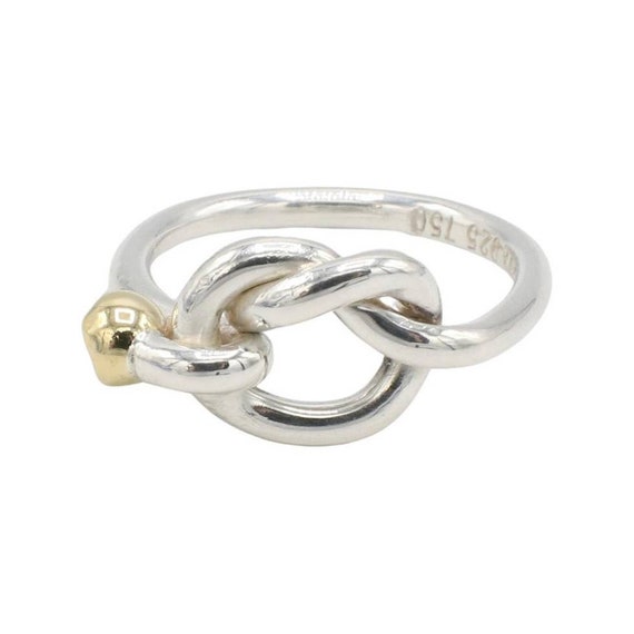 Tiffany & Co. Sterling Silver and 18K Yellow Gold… - image 1