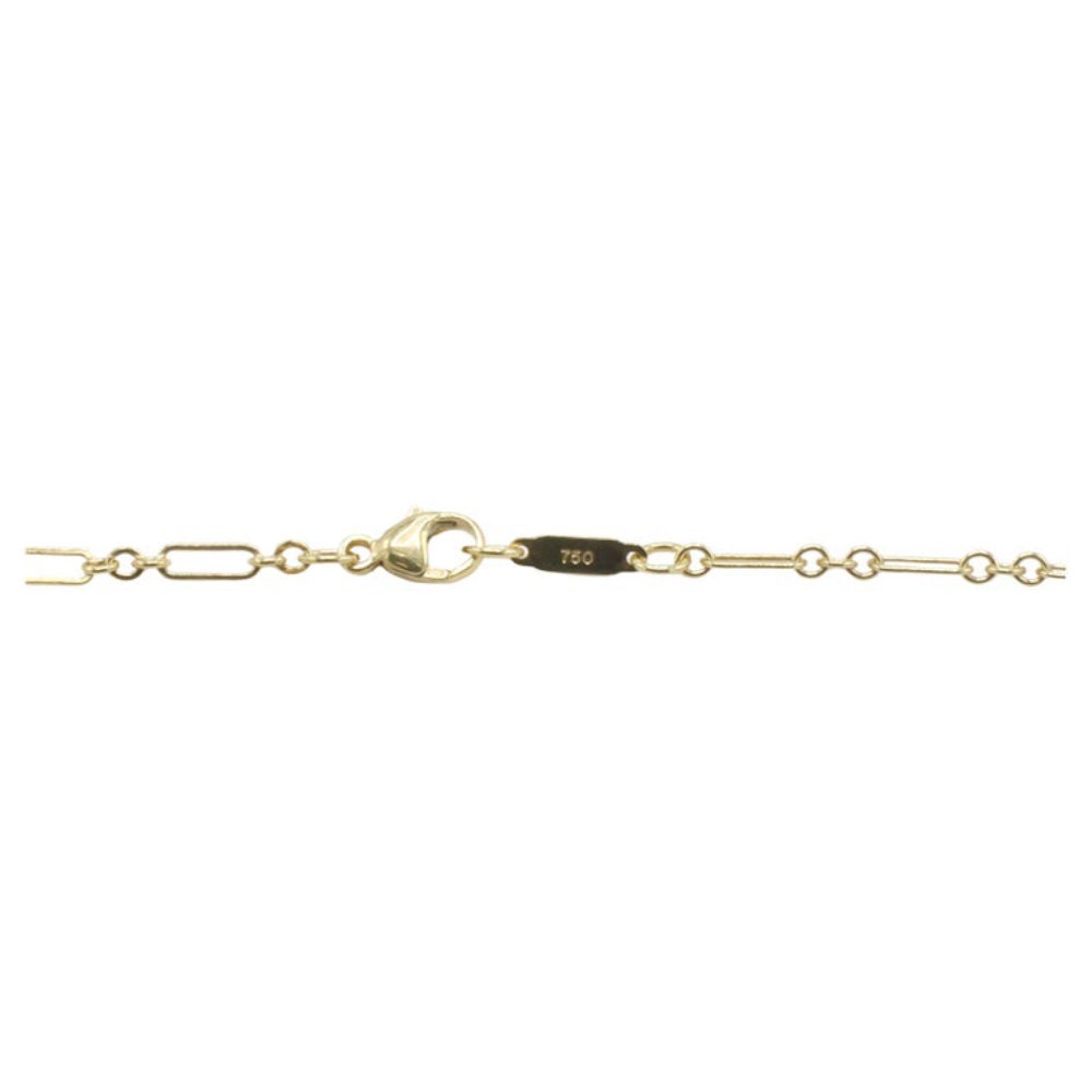 Tiffany Co. 18 Karat Yellow Gold Paper Clip Chain Link Necklace