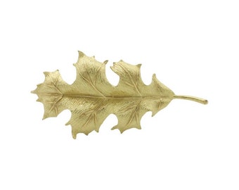 Tiffany & Co. 18 Karat Yellow Gold Oak Leaf Pin Brooch