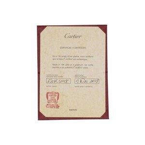 Cartier Trinity Small Model Rolling Tri-Color 18 Karat Gold Band Ring Box & Papers 画像 6