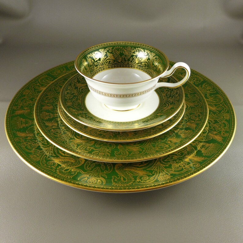 Wedgwood Florentine Dinnerware Vintage Wedgwood Florentine Etsy