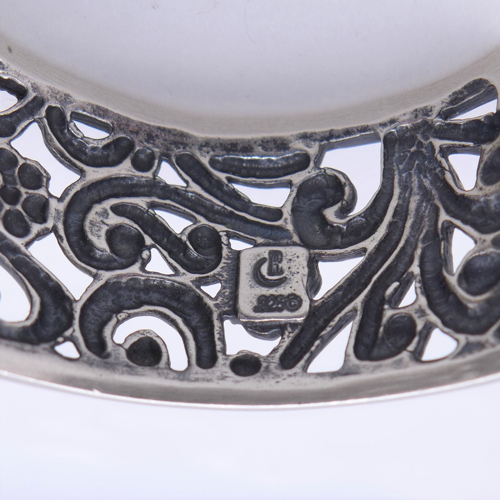 Vintage Sterling Silver Carolyn Pollack Cuff Bracelet