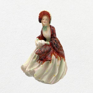 Vintage Royal Doulton Her Ladyship Figurine HN 1977, Bone China, Made In England