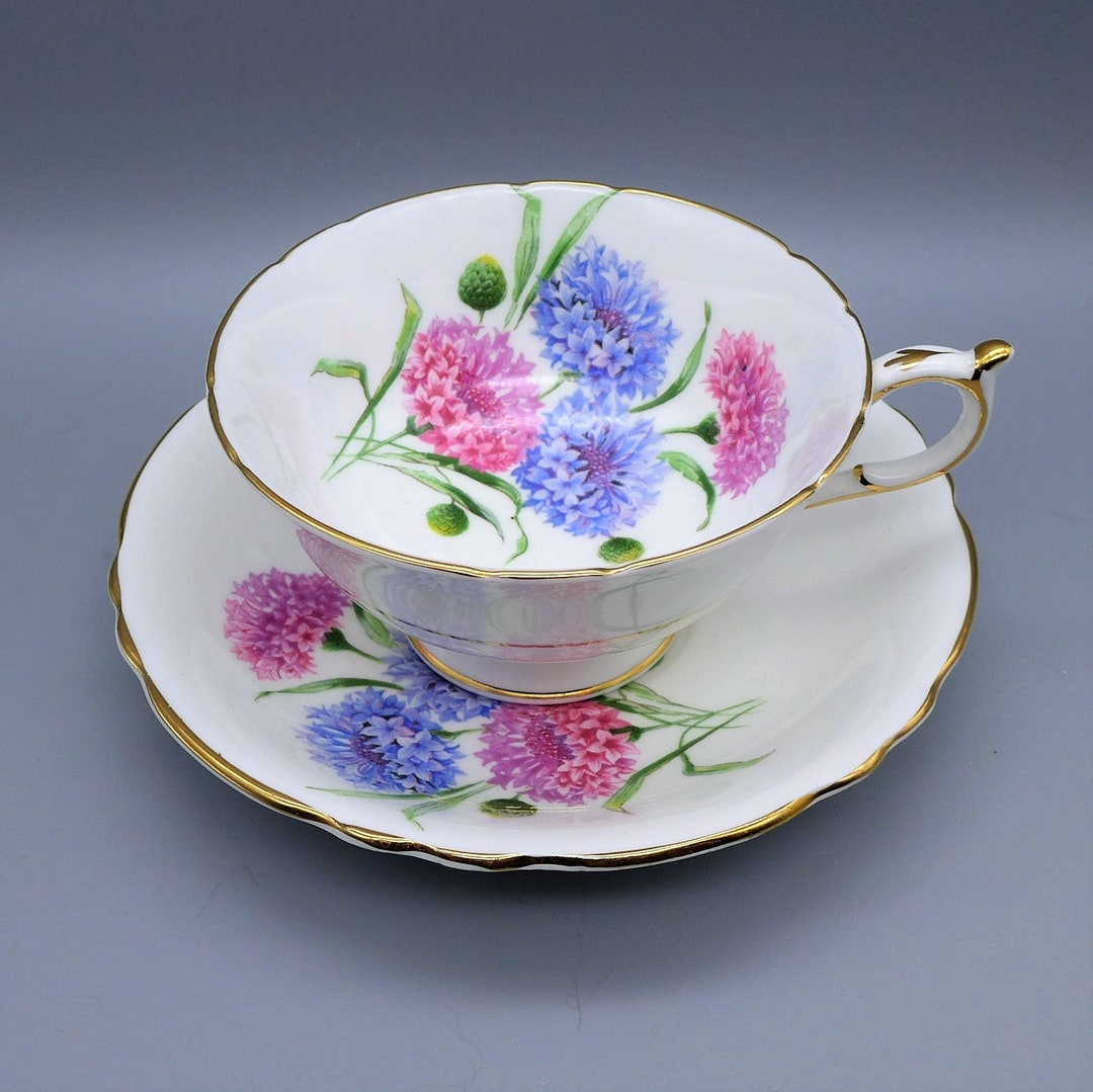 Paragon Chrysanthemums Tea Cup and Saucer Vintage Mums Teacup Etsy