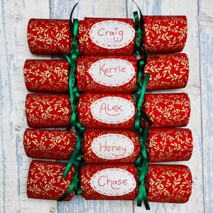 Reusable Christmas Cracker Pattern with Video Tutorial (PDF digital download)