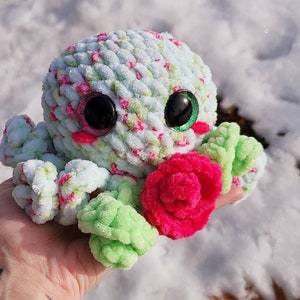 PDF-OctoPlushie Rattle No Sew Crochet Pattern With Crochet Eye Instructions image 4