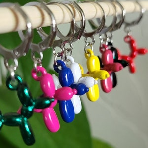 Balloon Dog Stitch Marker, Crochet Gift, Knitting Accessory