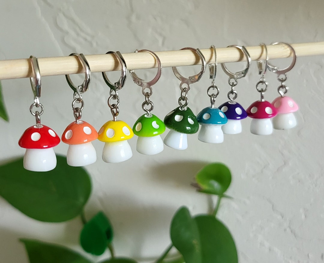 Mini Mushroom Stitch Markers Etsy