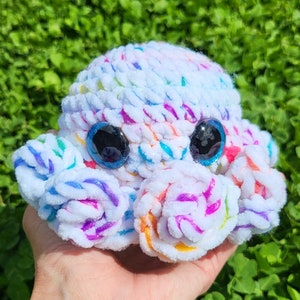 PDF-OctoPlushie Rattle No Sew Crochet Pattern With Crochet Eye Instructions image 2