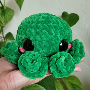 PDF-OctoPlushie Rattle No Sew Crochet Pattern With Crochet Eye Instructions image 3