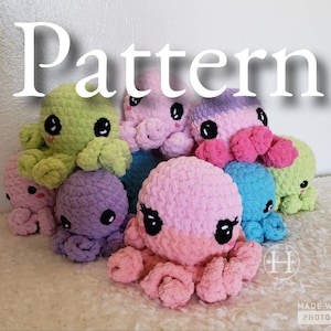 PDF-OctoPlushie Rattle No Sew Crochet Pattern With Crochet Eye Instructions image 6