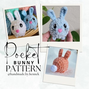 PDF-Pocket Bunny No Sew Crochet Pattern