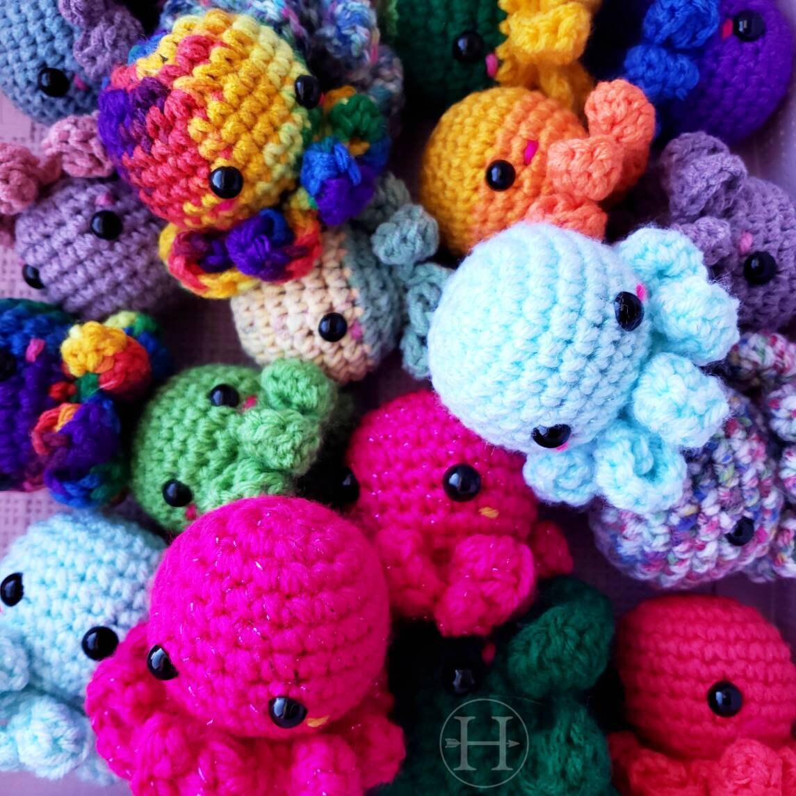 Octo Patterns OCTO PATTERN 2-PACK #3- Octopus Pattern 2-pack: Pocket Octo & Octobitty ...
