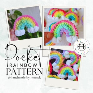 PDF Pocket Rainbow Crochet Pattern image 1