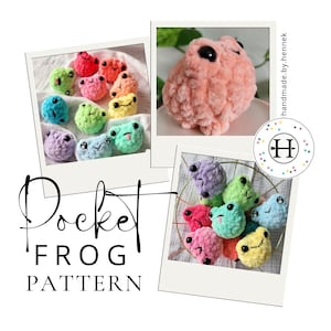 PDF-Pocket Frog No Sew Crochet Pattern