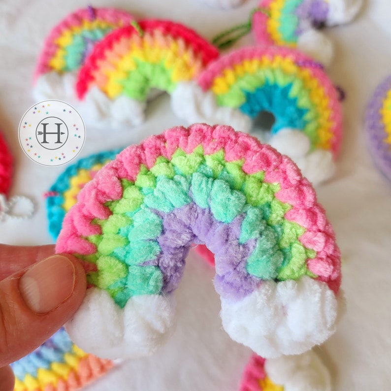 PDF Pocket Rainbow Crochet Pattern image 2