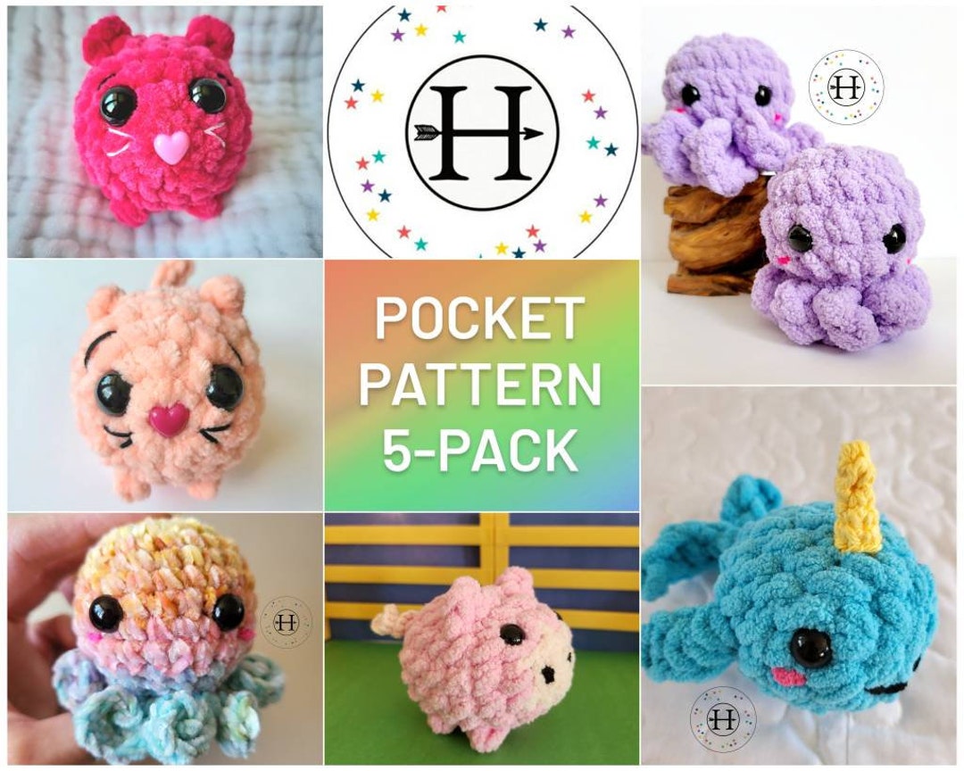 POCKET PATTERN 5-PACK - Etsy