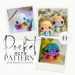 PDF-Pocket Octo No Sew Crochet Pattern