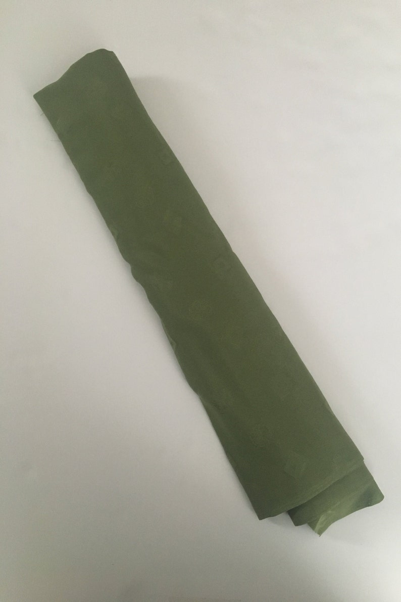 Green Fabric Green Green Polyester Fabric 2 yards plus