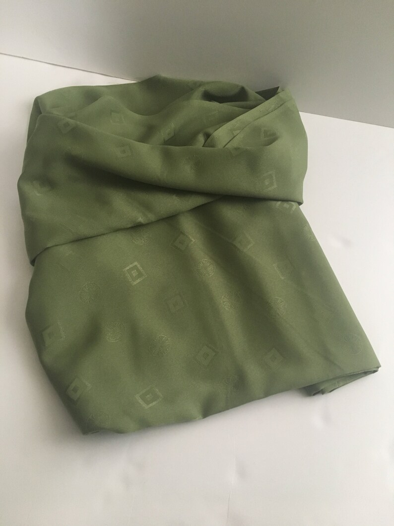 Green Fabric Green Green Polyester Fabric 2 yards plus