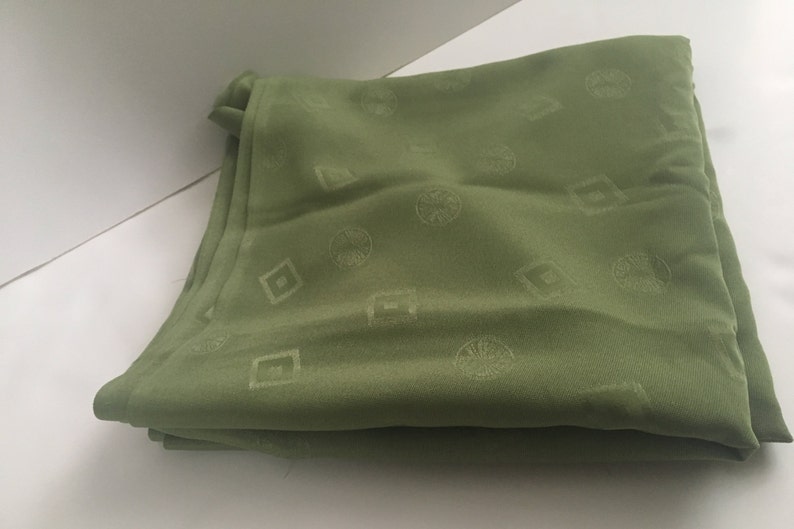 Green Fabric Green Green Polyester Fabric 2 yards plus
