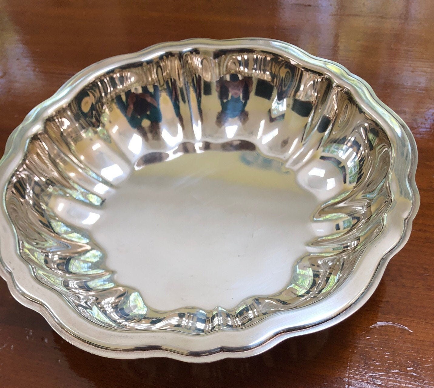Silver Bowl Wm. A. Rogers Silver Bowl By Oneida Ltd. Etsy