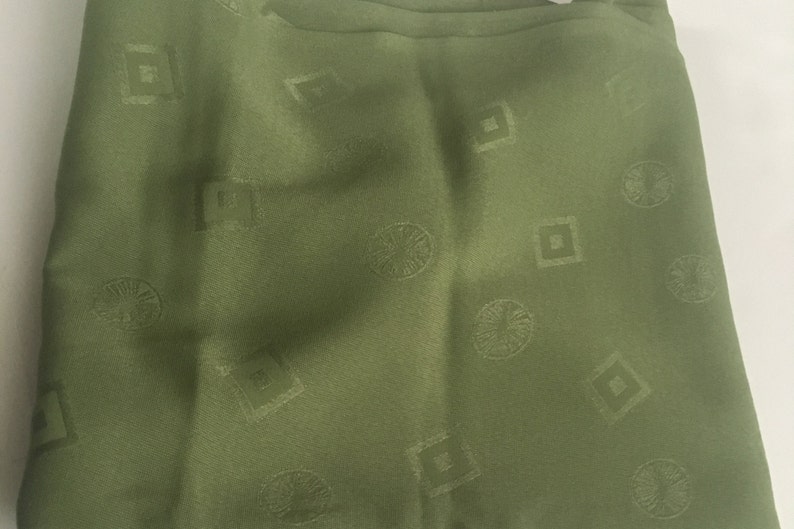 Green Fabric Green Green Polyester Fabric 2 yards plus