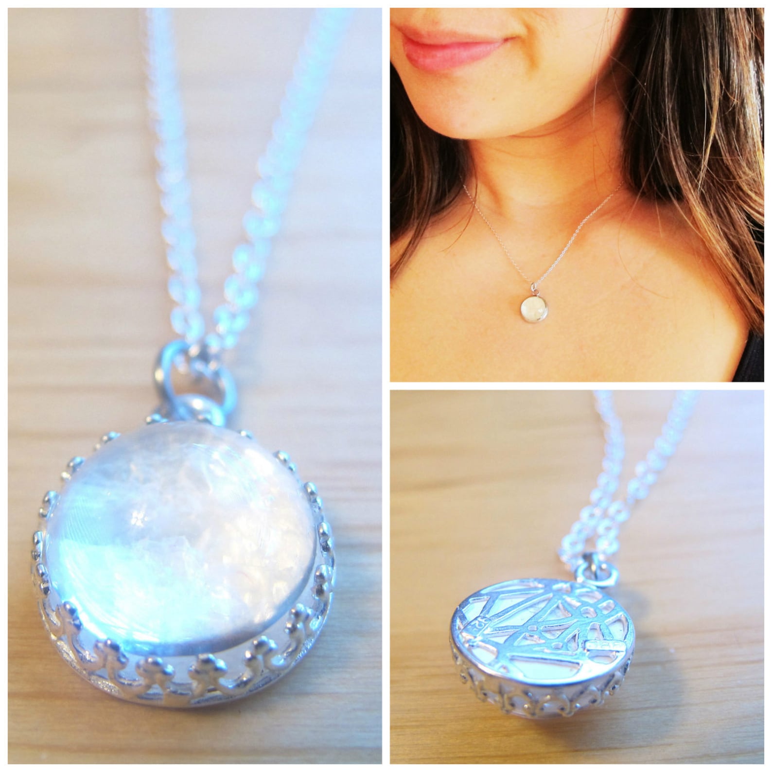 Mom Gift Breast Milk Placenta Ashes Hair Jewelry Sterling Etsy