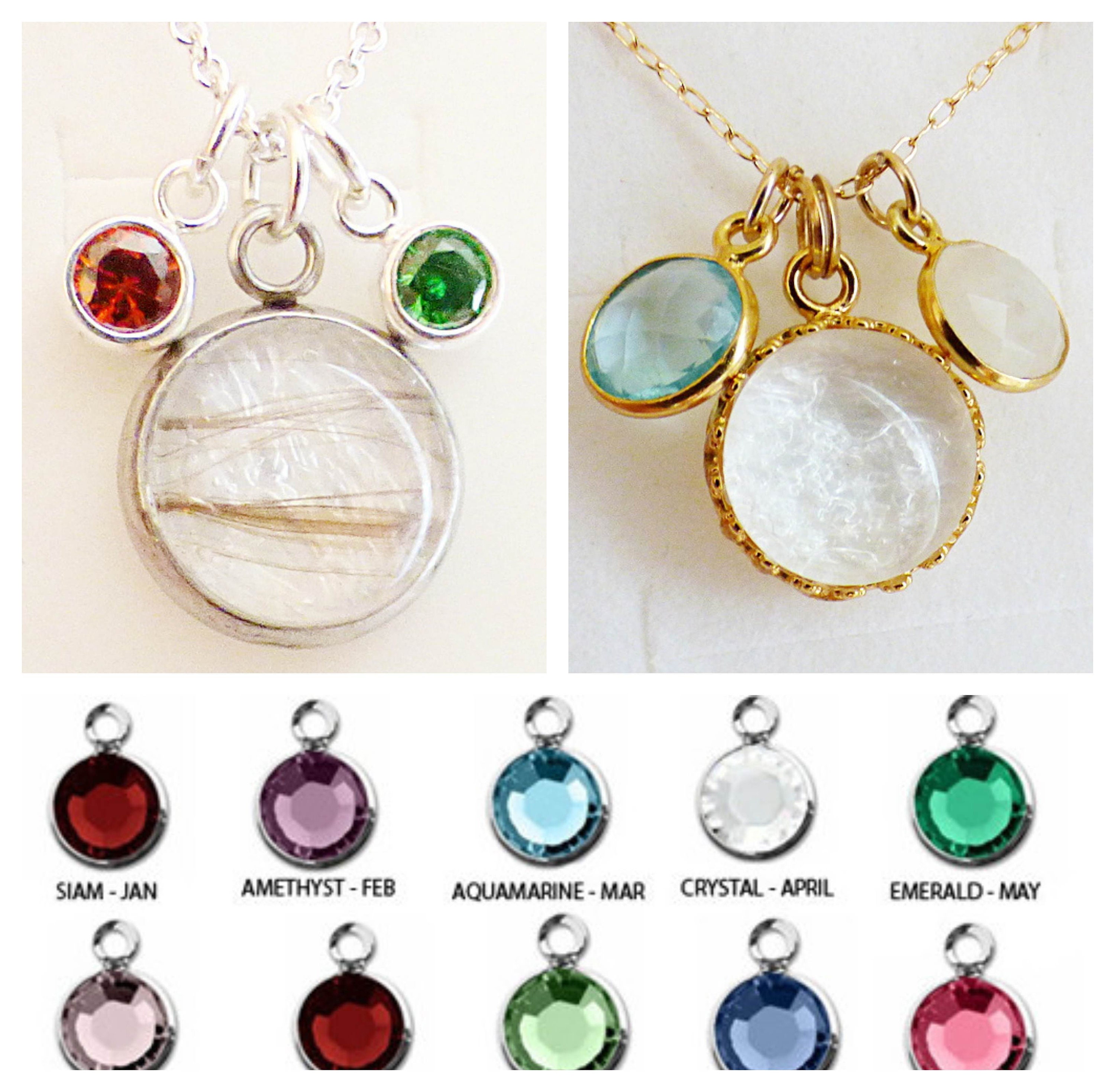 Breast milk clearance jewelry birthstone