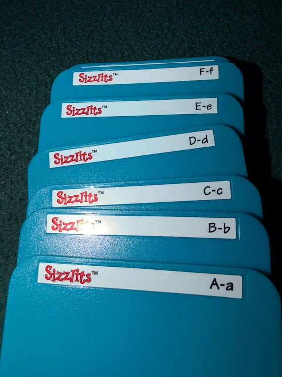 Sizzix - Sizzlits - Funky Brush Set - 35 Dies - FL2 - Etsy