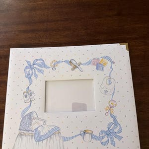 France’s Meyer, Inc. Baby BOY Scrapbook Album - #5156-001 - 12&quot;x12&quot; - 25 Top Loading Page Protectors - 50 Sheets - W1