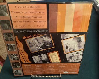 The Creative Memories Collection - Perfect Fit Oranges - 5 Patterned Prints / 10 Sheets - 12” Photo Mounting Paper - NIP - P4