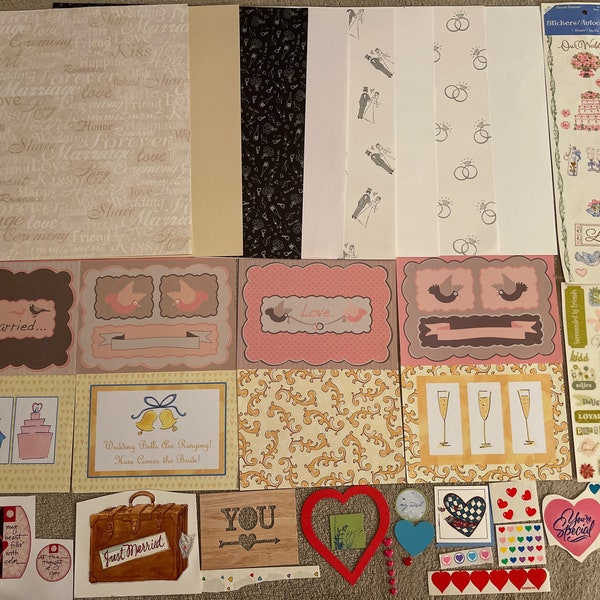 Wedding Scrapbook Kit Etsy
