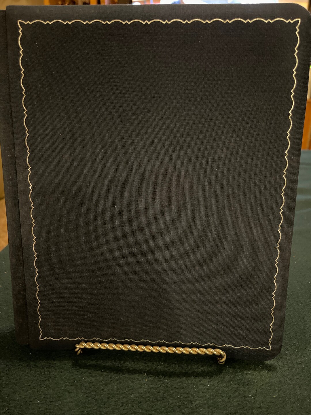 Westrim Crafts Navy Blue Strap / Hinge Album W/ 10 Buffered Etsy