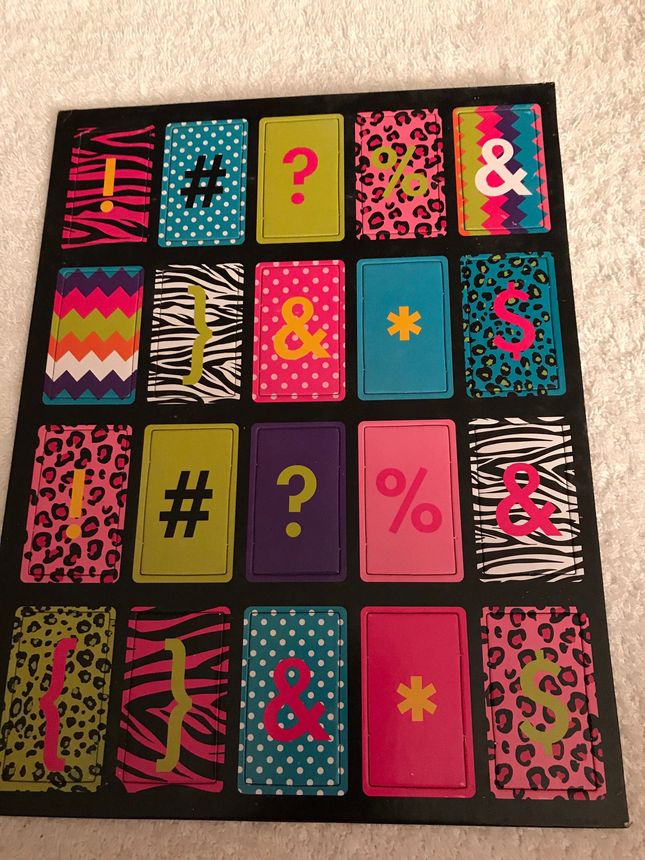 5 Sheets HEAVY Cardstock Punch Outs Musical Notes Etsy