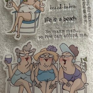 GIRLFRIENDS - Beach Babes and 5 Expressions - Card Makers - Scrapbookers - FREE Shipping!  CC1