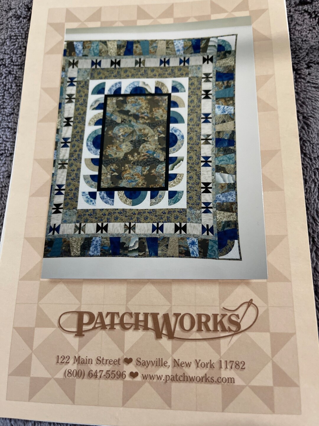 Quilt Pattern Zen Garden From Patchworks 55 X 66 F4 Etsy