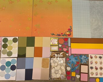 JASMINE Scrapbooking Kit from Aladdin Disney 12x12 Paper, Stickers, Embellishments - 105 items - MTL120