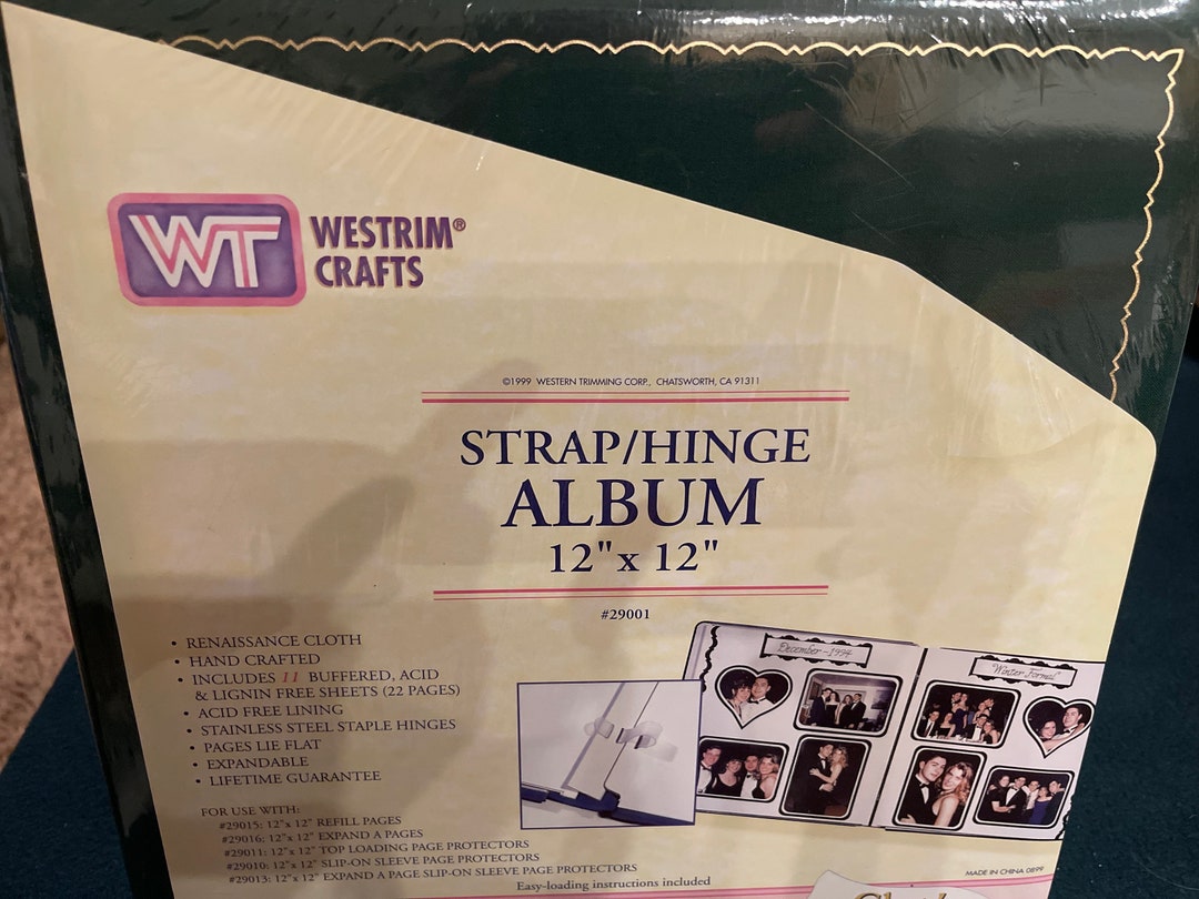 Westrim Crafts Hunter Green Strap / Hinge Album W/ 11 Etsy