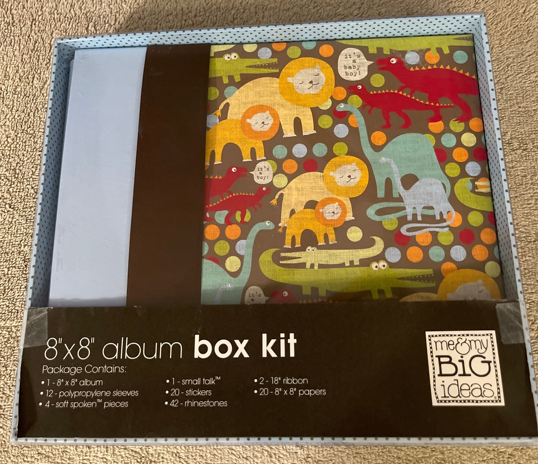 Me & My Big Ideas Page Kit 8x8 FAMILY Scrapbook 34 Pieces