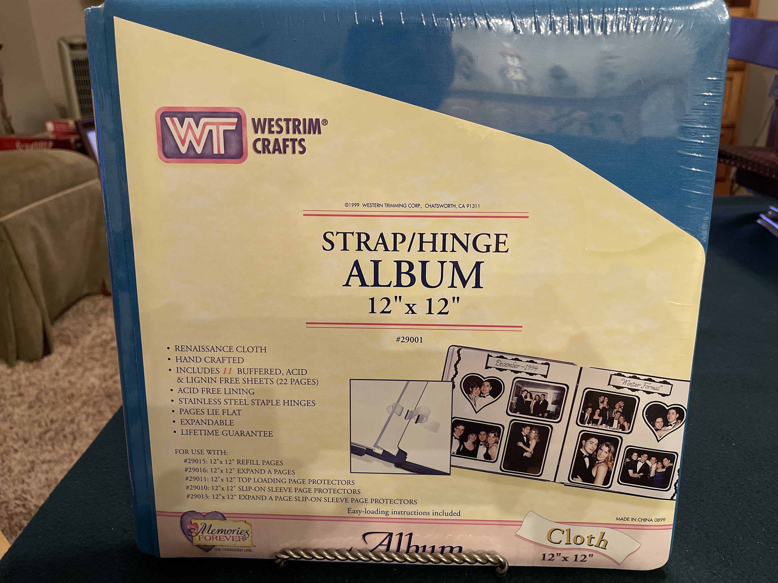 Strap Hinge Slip-On Album Refill Sleeves - 12 x 12